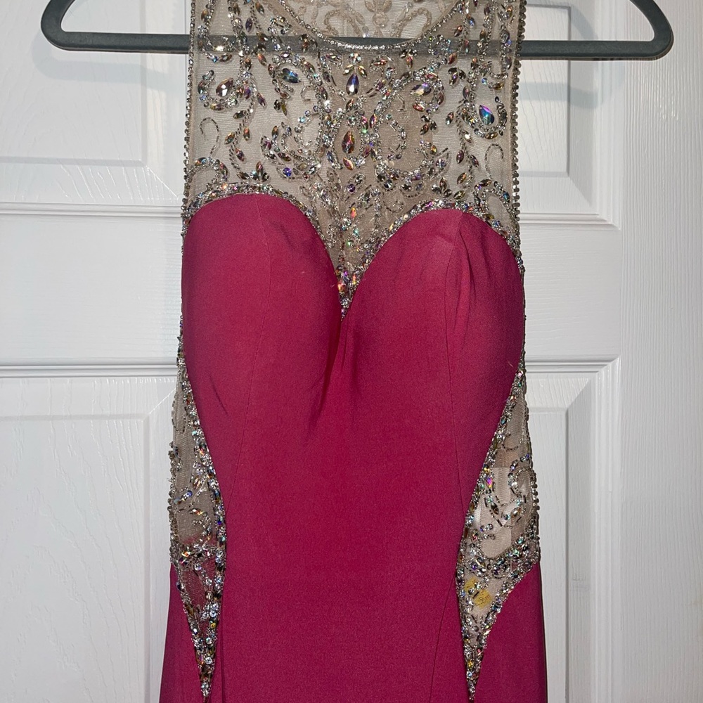 Pink ball gown